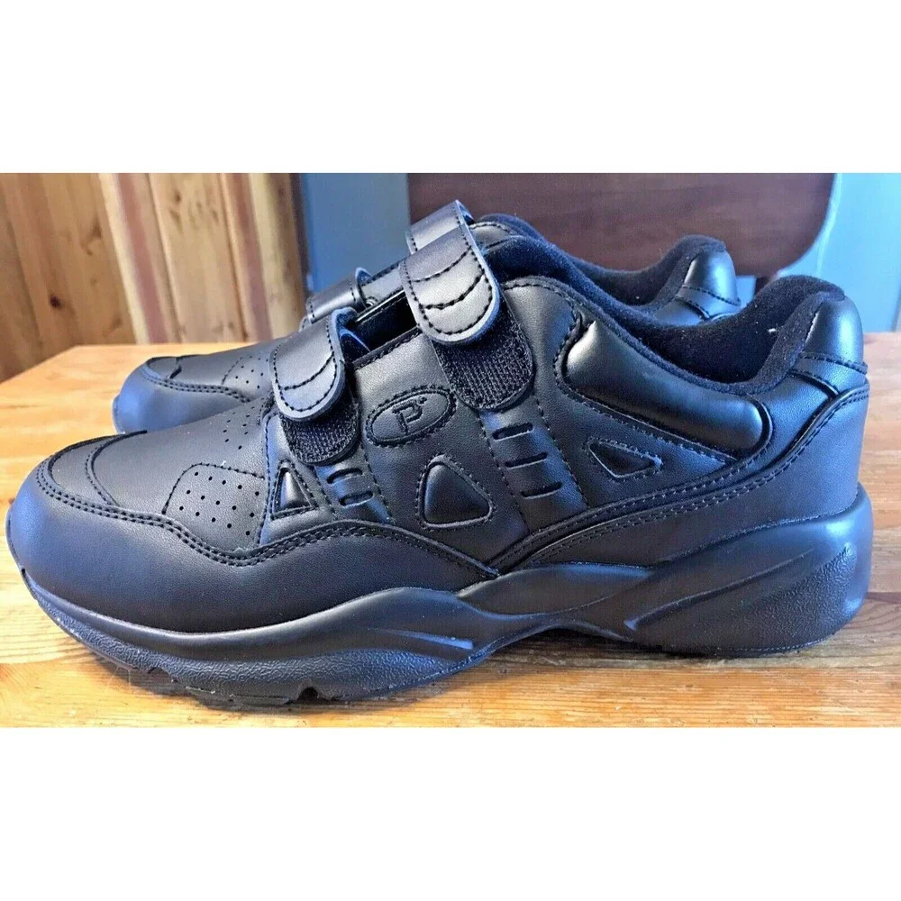 Propet Stability Walker Walking Mens Black Sneakers Athletic Shoes W2035 Sz 9
